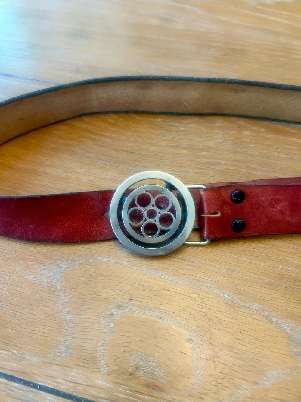Hand Made Metamorphosis Leather Vintage Belt
